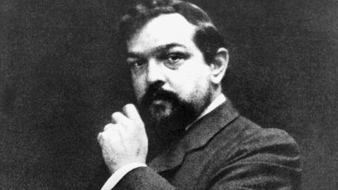 Zeitgenössisches Porträt des französischen Komponisten Claude Debussy (1861-1918)